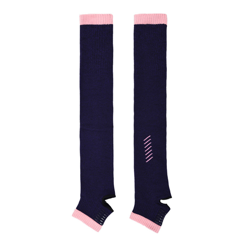 MEIKAN Crew Knee Socks Non-slip Yoga Socks Professional Fitness Female Long Section Of Hold-ups With Dew Dance Socks